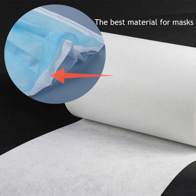 175MM Meltblown Nonwoven Fabric 25 Grams PP Melt Blown Fabric For Disposable Masks