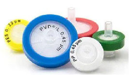 33mm PES Laboratory Syringe Filters 0.22μm Pore Size Disposable HPLC Syringe Filter