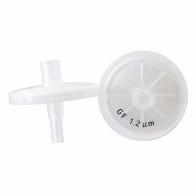 High Throughput 1.2μm Glass Fiber Syringe Filters For HPLC Sample Prefiltration