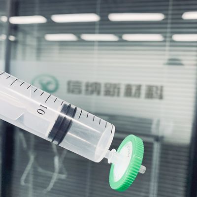 Luer Slip 33mm PES Syringe Filter 0.2μm 0.45μm 1.2μm 5.0μm With PP Housing