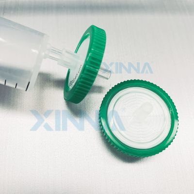 Luer Slip 33mm PES Syringe Filter 0.2μm 0.45μm 1.2μm 5.0μm With PP Housing