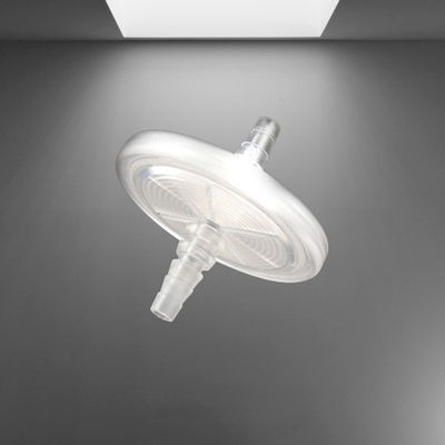 50mm Bacterial Vent Filter Inline Hydrophobic Filter With Hose Barb Inlet