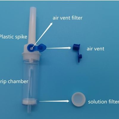15μm Drip Chamber filter with Cap and Air Vented Filter