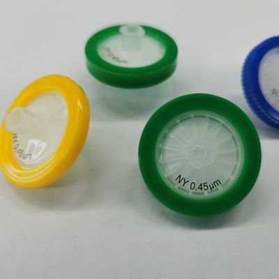 Nylon Laboratory Syringe Filters Porosity 0.45μM Diameter 33mm Non Sterile