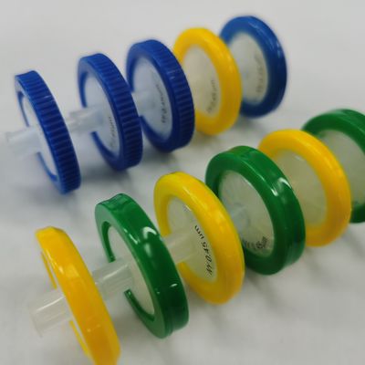 Nylon Micropore Laboratory Syringe Filters 0.45μm Pore Size  φ13mm Non Sterile