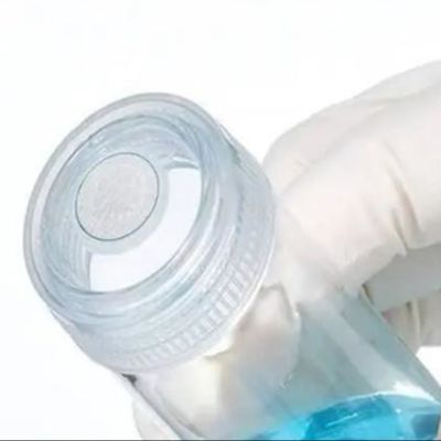 0.2μm Adhesive Backing EPTFE Membrane On Culture Media  Cap Waterproof /Breathable/High Temp. And Press Resistance