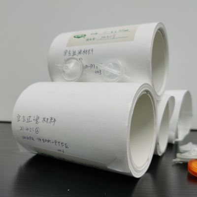 PTFE Membrane Tape For PM10/PM2.5 Air Monitor System Interception Efficiency 99.7% for 0.3μm Particulate matters