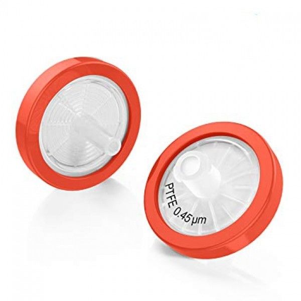 0.45μm Single Use Laboratory Syringe Filters Hydrophobic PTFE Syringe Filter