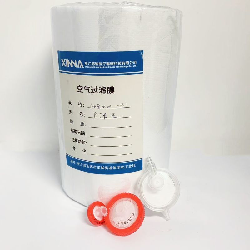Medical PTFE Membrane Hydrophobic 0.1μm Pore Size Polytetrafluoroethylene Filter