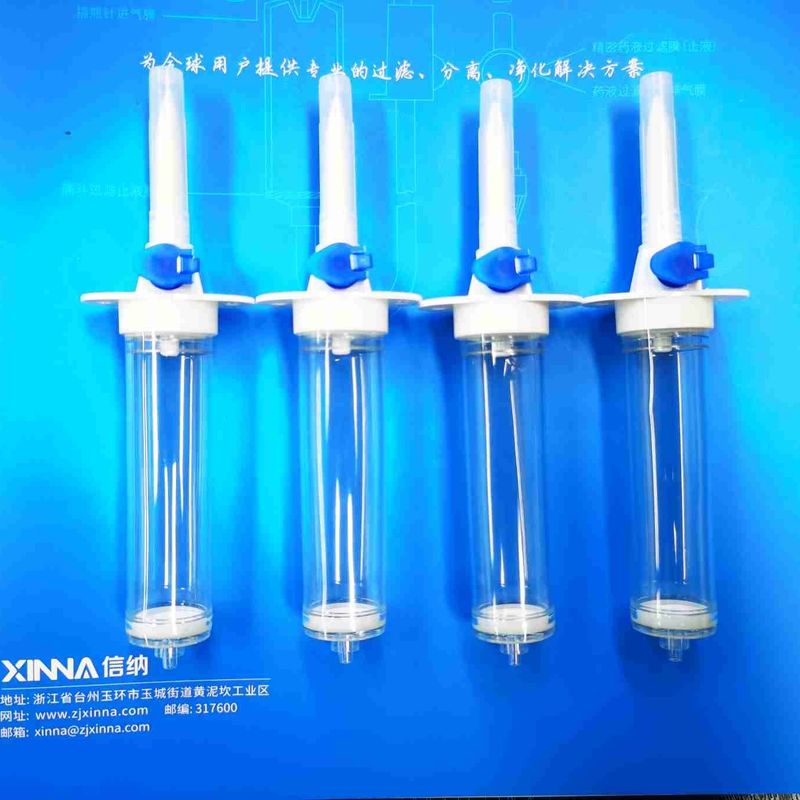 15μm Drip Chamber filter with Cap and Air Vented Filter