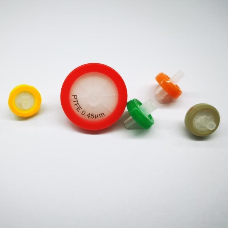 PTFE Syringe Filter Membrane 0.45μm 0.2μm Pore Size Pharmaceutical Air Venting