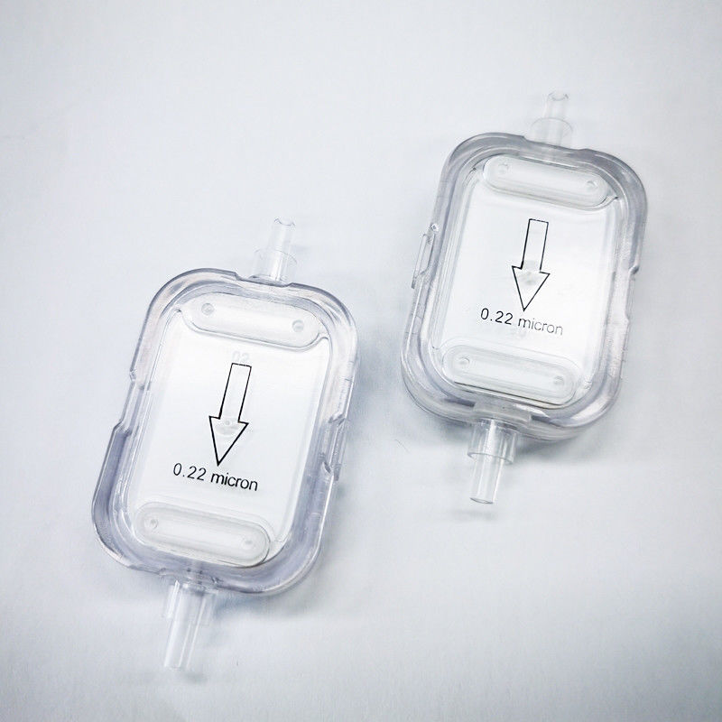 Single Use IV Filter With  Hydrophilic PES 0.2μm and Hydrophobic PTFE 0.2μm Non-sterile