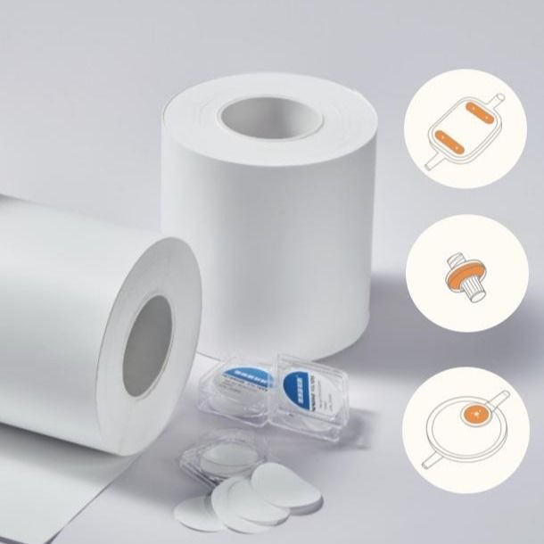 Hydrophobic EPTFE Microporous Membrane 0.22/0.45/1.2/3μm With PP Or PET Support Layer For Medical Use