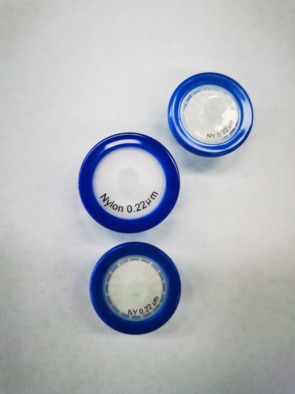 0.22μm/0.45μm Nylon Syringe Filters For Laboratory Prefiltering HPLC Sample Preparation  Diameter 13/25/33mm