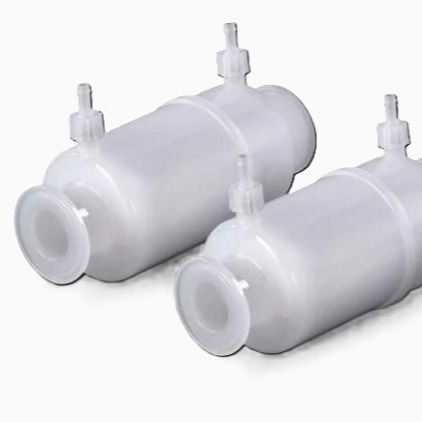 Hydrophilic PES Disposable Capsule Filters Filtration For Industrial Lab Use 173mm Length Low Extractables