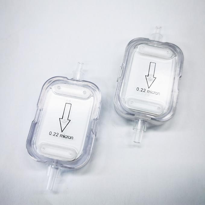 Medical Double Deck Square in-line intravenous filter Liquid Filtration ...